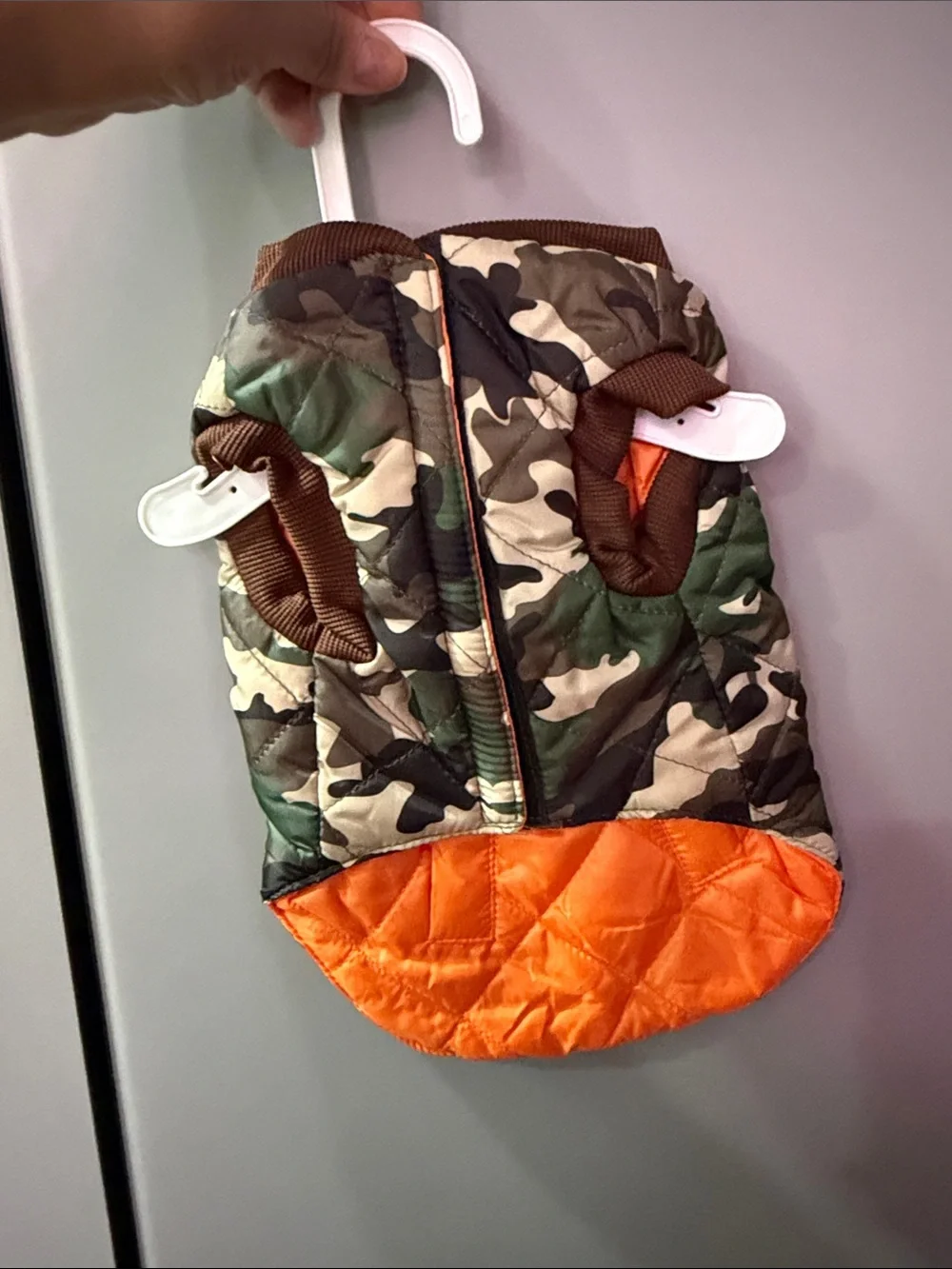 Fashion Pet Reversible Camouflage Dog Coat - Green Camo